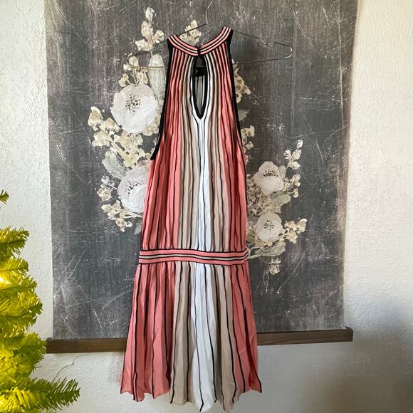 Ramy Brook Leticia Halter Mini Dress in Deco Rose Size Small - Picture 7 of 8